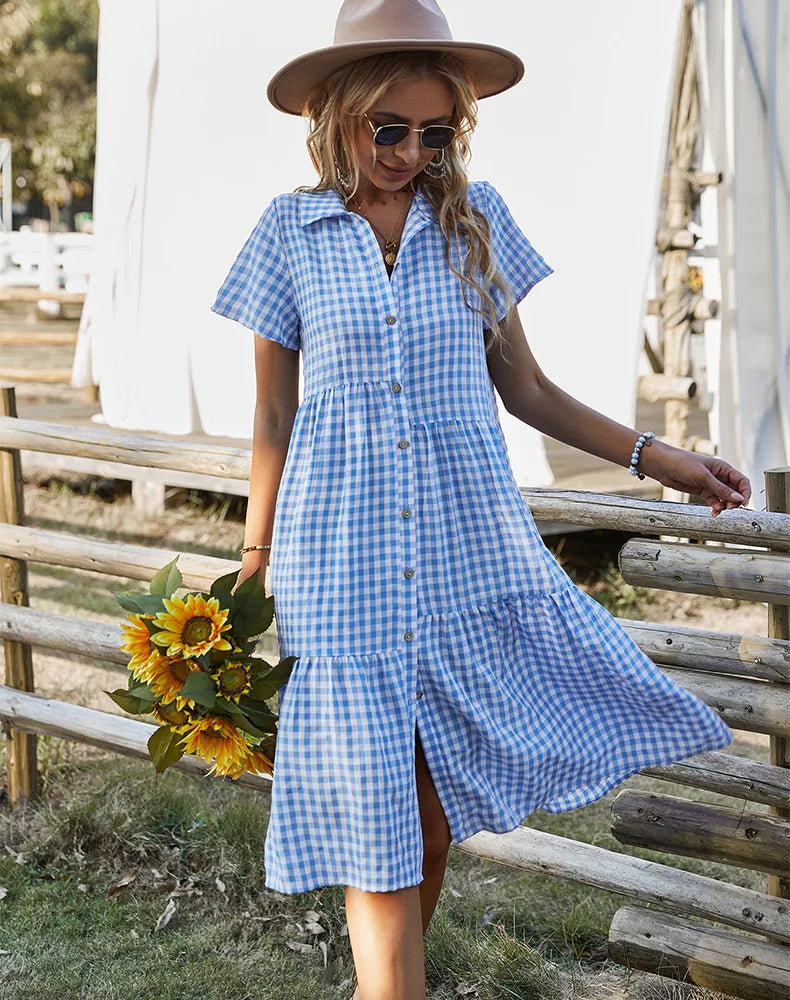 Robe d'été mi-longue