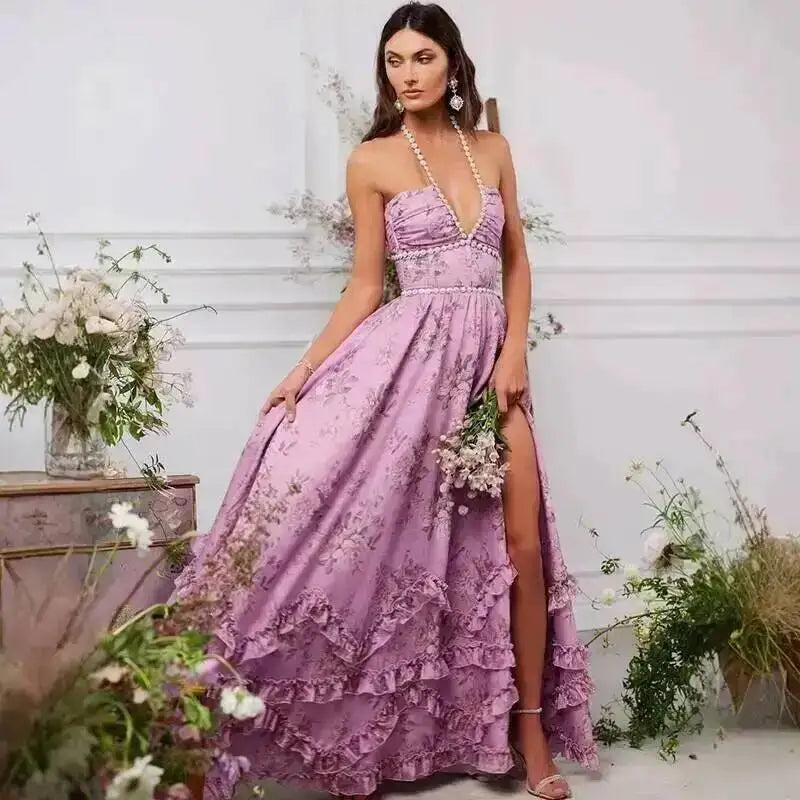 Robe de mariage verte