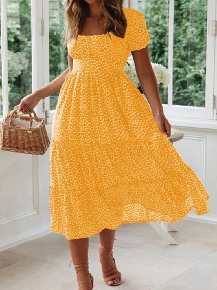 Robe longue femme été bohème