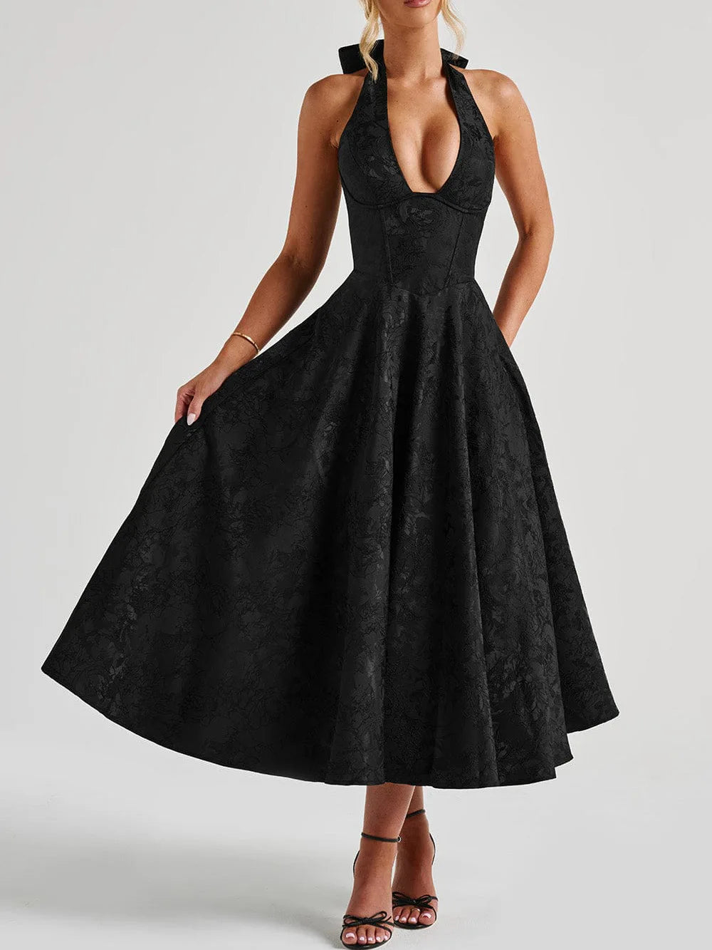 Robe mi-longue mariage