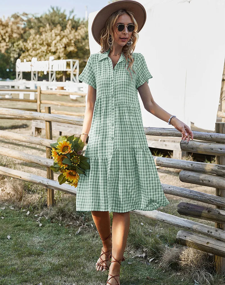 Robe d'été mi-longue