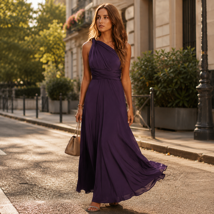 Robe pour invitée de mariage - violet