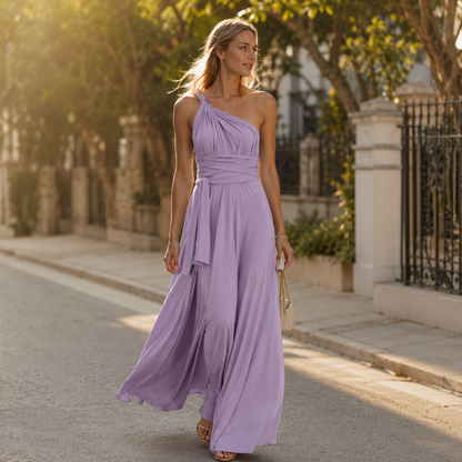 Robe pour invitée de mariage - violet clair