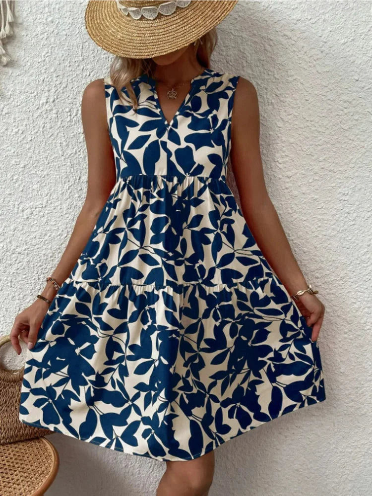 Robe champêtre verte
