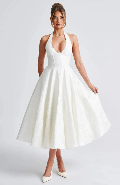 Robe mi-longue mariage