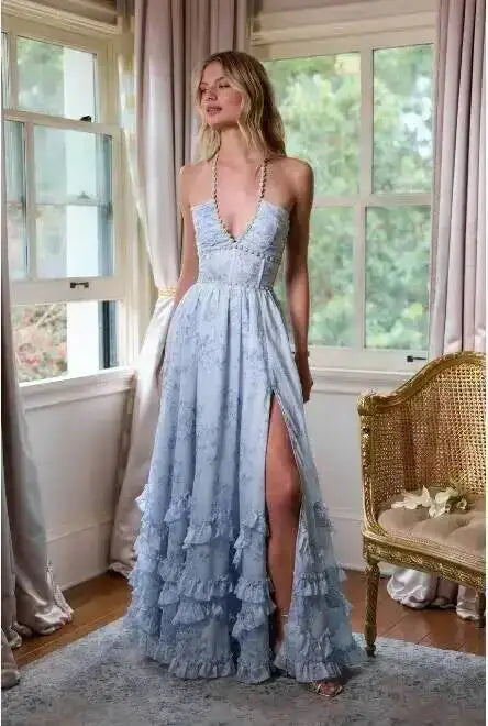 Robe de mariage verte