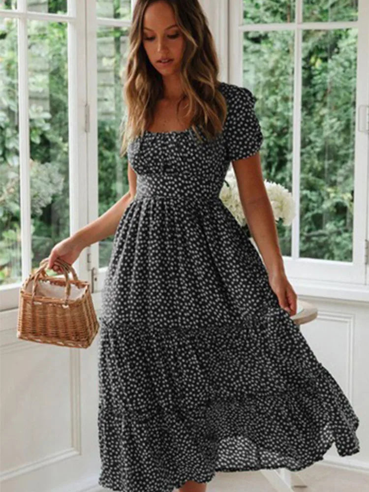 Robe longue femme été bohème